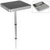 Table de camping 26x26x43cm gris