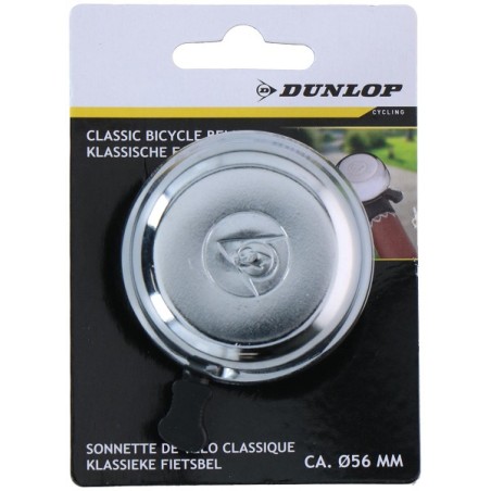 Dunlop Sonnette de vélo classique argent Ø5,6cm