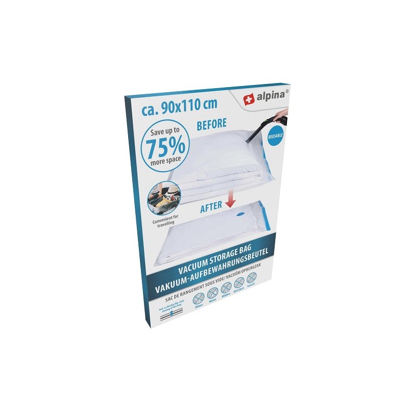 Alpina Sac de rangement sous vide 90x110cm