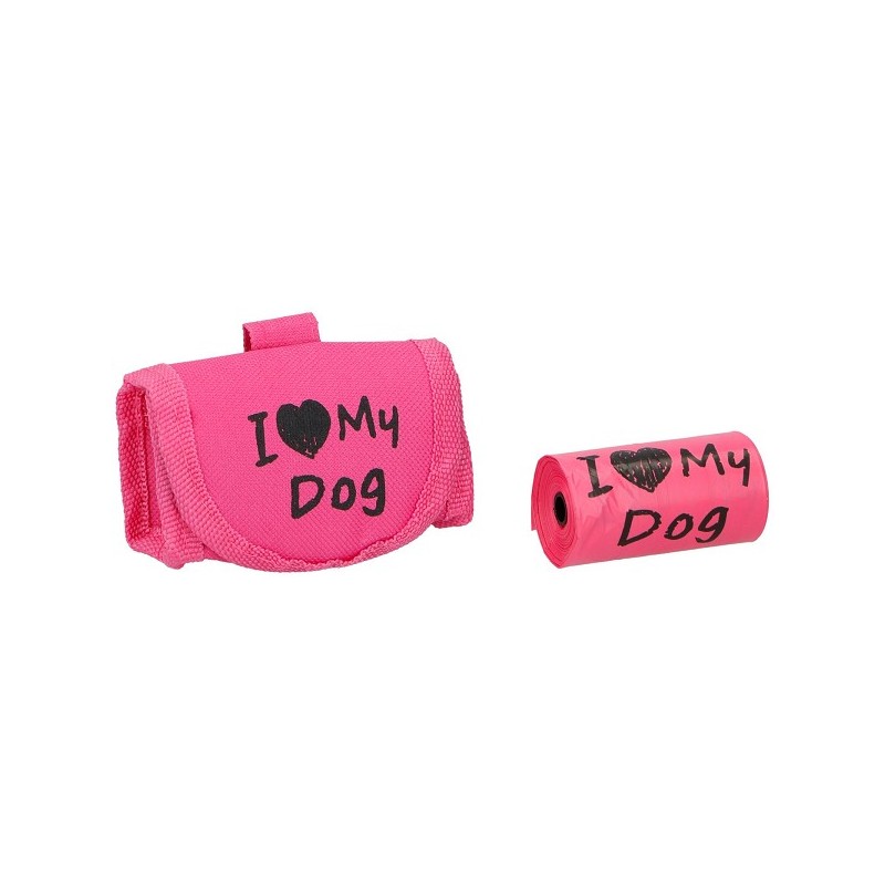 Sacs à crottes de chien 15 pièces sur rouleau avec support