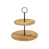 Bamboe etagere 2-laags