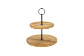 Bamboe etagere 2-laags