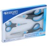 Westcott Set de ciseaux 3 pièces 13,8/20,1/24,8 cm