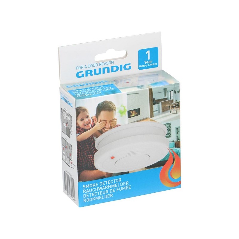 Grundig rookmelder optisch 10cm 1 jaar