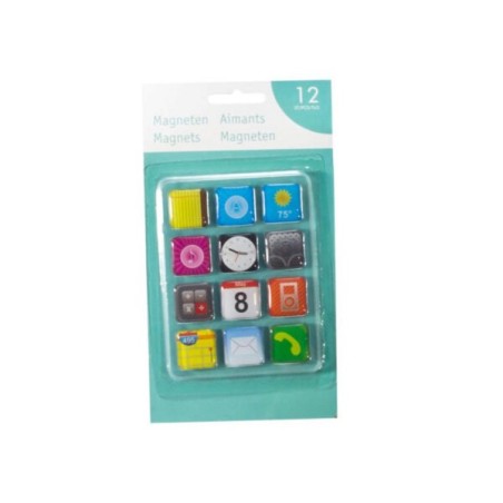 Aimants Téléphone lot de 12 pièces sur carte
