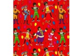Toonbankrol 50cm Club van Sinterklaas rood