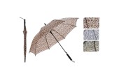 Parapluie imprimé léopard longueur 81cm diamètre 105cm