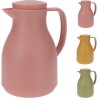 Pichet isotherme en plastique 1000ml disponible en rose, ocre ou vert tendre