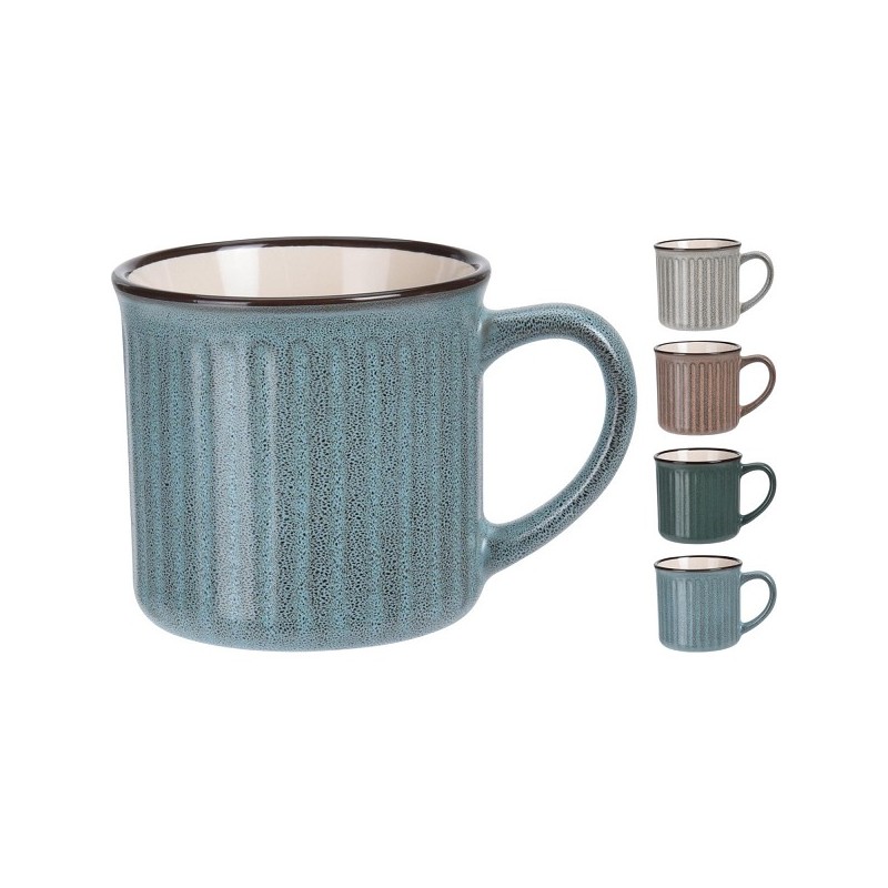 Beker met gespikkeld dessin van aardewerk 250ml