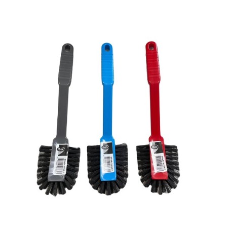 Ibex Brosse à vaisselle ovale en plastique avec crin de cheval