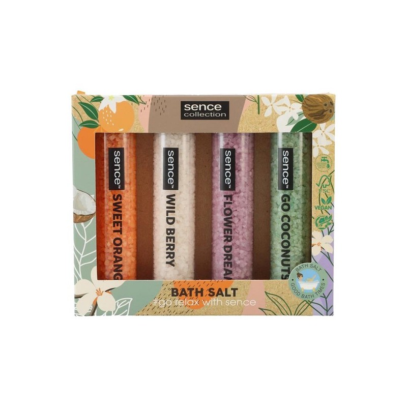 Sence Collection Coffret Sel de Bain 4x75gr
