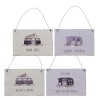 Boltze Home Decor panneau en métal avec camping-car Vanlife - 21x14cm