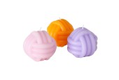 Boltze Home Bougie Noeud en forme de noeud H8cm dia 8.5cm