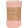 Couverture polaire 125x150cm rose
