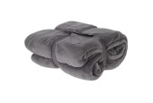 Couverture polaire 180x230cm gris
