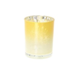 HBX natural living Photophore Tournesol Ø7xh8cm jaune