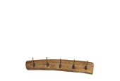 Dijk Natural Collections Portemanteau bois de teck 58x11x7cm naturel