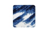Fréjus Tapis de toilette pour WC suspendu 60x60cm bleu