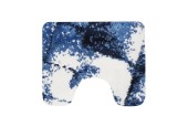 Cannes Tapis de toilette 60x50cm bleu