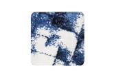 Cannes Toiletmat voor hangend toilet 60x60cm blauw