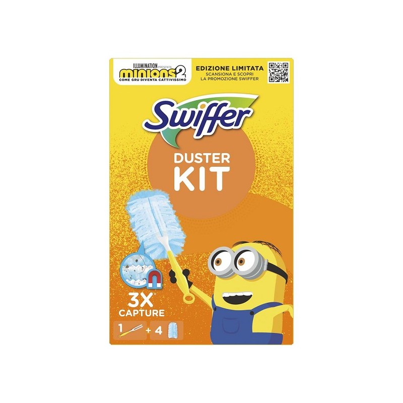 Kit de démarrage Swiffer Duster 1 manche avec 4 recharges