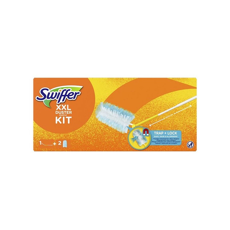 Swiffer Duster XXL Stofmagneet 1 uitschuifbaar handvat met 2 navullingen