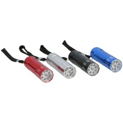 Grundig Zaklamp Aluminium 9-LED 8cm (incl. 3xAAA batterij)