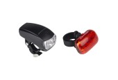 Dunlop Jeu de lampes de vélo LED 2 pièces