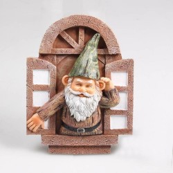 Gnome extérieur porte/fenêtre support mural 20x15cm