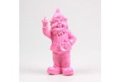 Stoobz Polystone statue nain f*ck you fuchsia 16x12x32cm