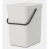 Brabantia Sort & Go poubelle 25L gris clair