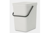 Brabantia Sort & Go poubelle 25L gris clair