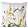 Housse de coussin Ambiente Fleurs ornementales Blanc 40x40cm