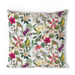 Housse de coussin Ambiente Jungle tropicale 40x40cm 100% coton