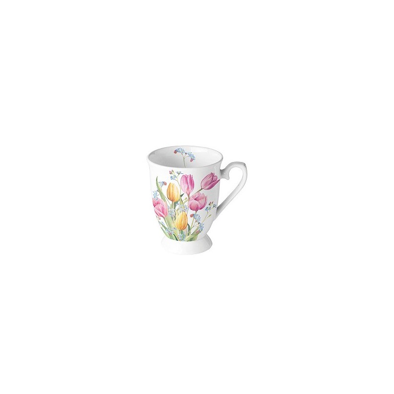 Ambiente Mok Tulips Bouquet 0,25L Fine Bone China Ø 7,5 - h 10 cm