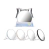 Miroir de maquillage, matériau recyclé, normal et grossissant 3x 15x2x15cm