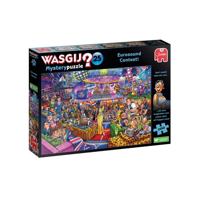 Puzzle Jumbo Wasgij Mystère 25 1000pcs Concours Eurosound