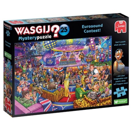 Puzzle Jumbo Wasgij Mystère 25 1000pcs Concours Eurosound