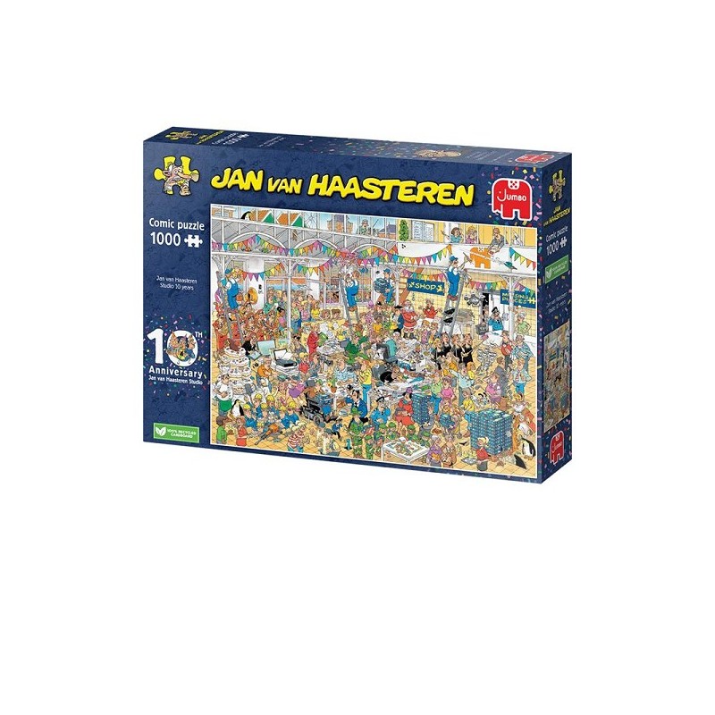 Jumbo Jan Van Haasteren - Studio 10 Jaar - Puzzel - 1000 Stukjes