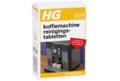 HG Pastilles nettoyantes pour machine à café 10 pièces dans une boîte, biodégradables.