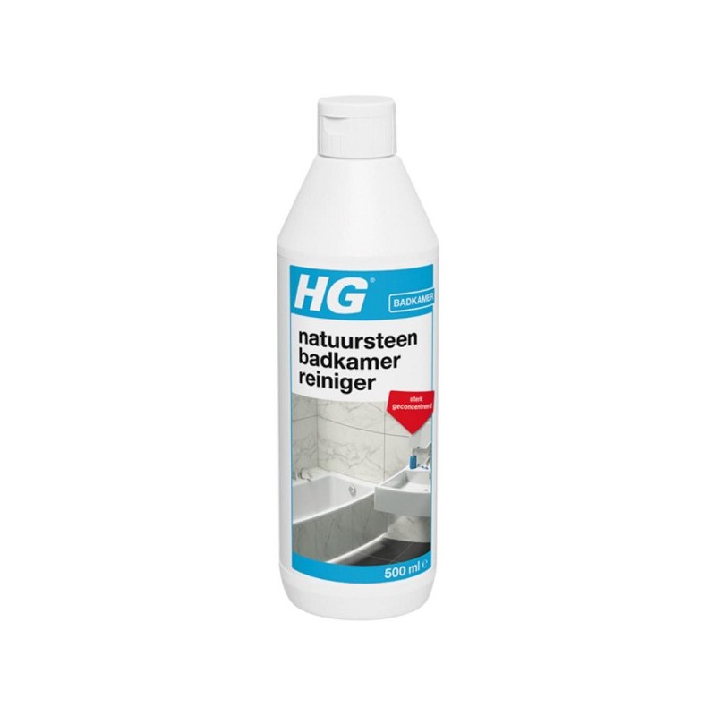 HG Natuursteen badkamerreiniger 500ml Dé veilige badkamerreiniger voor natuursteen