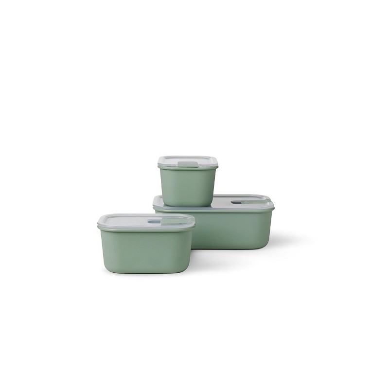 Mepal set boîte de produits frais Easyclip 3 pièces (2x450 + 1000) sauge nordique