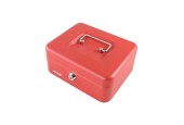Geldkassette 20x16x9,5cm rood