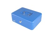 Geldkassette 25x18x9,5cm blauw