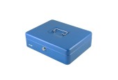 Geldkist cassette 30x24x9cm blauw