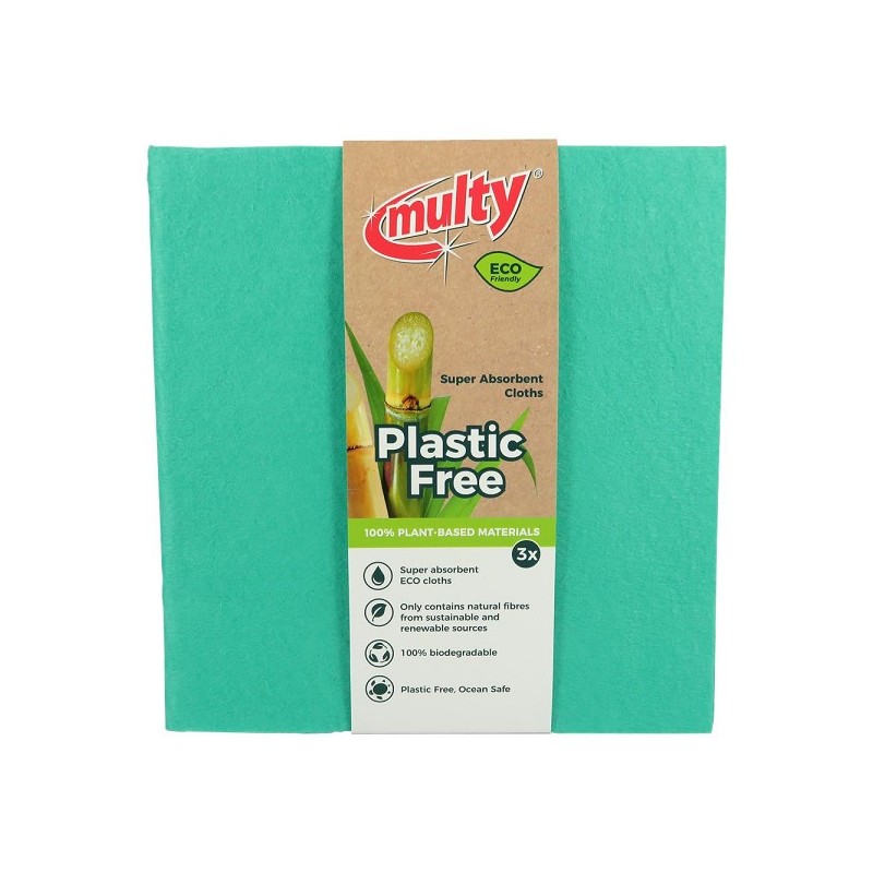 Multy Eco vriendelijke vaatdoeken 38x40cm 3-pack