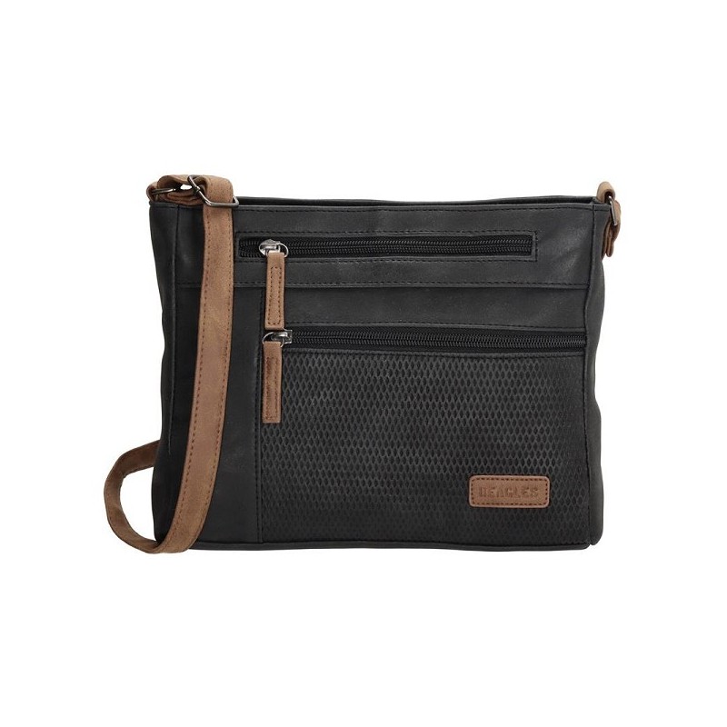 Beagles Brunete sac bandoulière cuir artificiel 23,5xh19,5cm noir