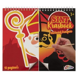 Grafix Sint Krasboek Maak de tekening af - 10 pagina's