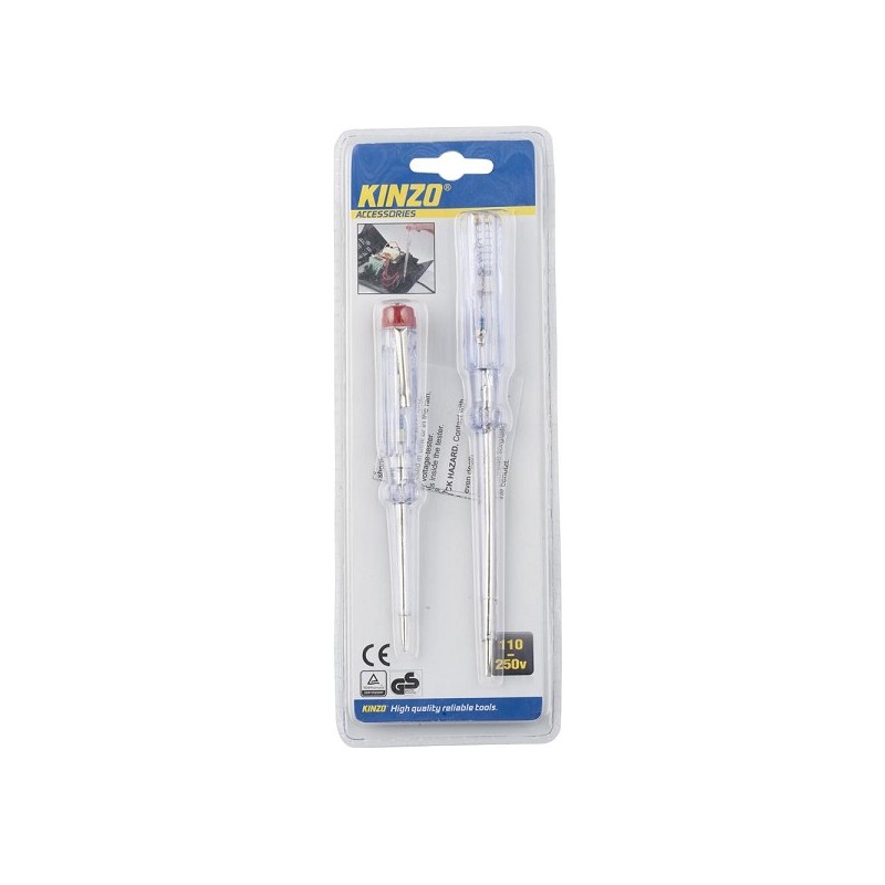 Kinzo Détecteur de tension 2 pièces