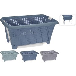 Panier à linge sur pieds